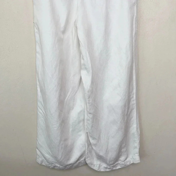 Banana  Republic Womens Petite 6 Wide Leg Linen Cropped Pant - Picture 12 of 13